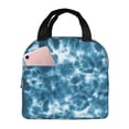 thumbnail image 1 of Easygdp Blue Tie Dye Bolsa Térmica Premium - Tela Oxford Impermeable, Gran Capacidad, Bolsillo Frontal, Unisex para Trabajo, Escuela, Actividades al Aire Libre y Picnics, 1 of 8