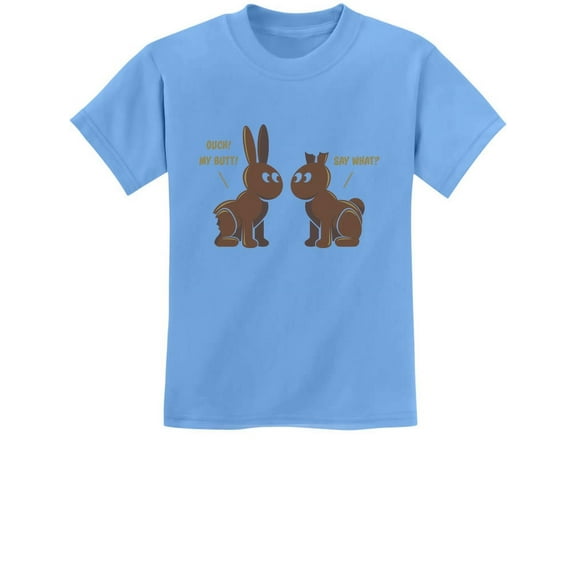 Tstars Boys Unisex Easter Holiday Shirts Easter Chocolate Bunnies Kids Happy Easter Party Shirts Humor Funny Easter Gifts for Boy Cute Kids T Shirt