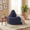 thumbnail image 2 of Giantex Bean Bag Chair, Accent Lazy Sofa, Comfy Floor Lounger for Living Room, Blue, 2 of 9