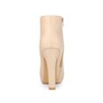 thumbnail image 2 of Unique Bargains Bottines à Talon Épais Plateforme pour Femmes Beige (Taille 10), 2 of 6