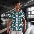 thumbnail image 3 of Wukai Sweet Dream Lamb Print Men's Short-Sleeved Mesh T-Shirt,Quick-Dry Short Sleeve Workout T-Shirt-5X-Large, 3 of 8