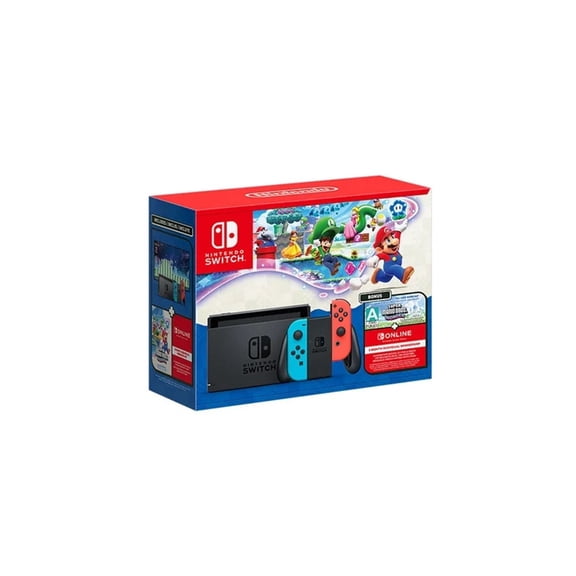 Consola Nintendo Switch 32 GB más Super Mario Bros Wonder y 3 Meses de suscripción Online