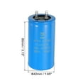 thumbnail image 2 of Uxcell Motor Start Capacitor, 150uf 300V CD60 Running Capacitor Starting Capacitor for Air Conditioners, Electric Motor Starts Running, 2 of 5