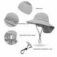 thumbnail image 5 of Yoyauz Children's Sun Hat UPF50+ Sunscreen Bucket Hat Toddler Summer Beach Play Cap with Neck Flap, 5 of 7