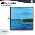 thumbnail image 4 of Stupell Industries Rustic Lodge Tranquil Blue Cove Black Framed Giclee Art, 12 x 12, by Lynn Ericson Fine Art, 4 of 8