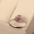 thumbnail image 2 of Natural Certifed Oval Shape Red Colour Ruby Gemstone Handamde Ring For Woman And Men Birthstone Gift Ring Wedding Ring, 2 of 3