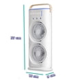 thumbnail image 4 of Ventilador de Torre Doble con Nebulización Ele Gate Base Giratoria Control Remoto, 4 of 9
