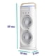 thumbnail image 4 of Ventilador de Torre Doble con Nebulización Ele Gate Base Giratoria Control Remoto, 4 of 9