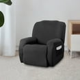 thumbnail image 4 of recliner Chair Covers recliner Covers Moisture Absorption Polyester Non Slip Couch Covers recliner Slipcovers for Restaurant Black, 4 of 8