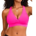 thumbnail image 3 of Neewe Bikini Tops for Women Cropped Tankini Tops Beach Straps Bathing Suit Swimwear Top Only, 3 of 5