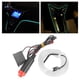 thumbnail image 4 of Tira de luz Interior del Coche Tira de luz Decorativa del Coche Iluminación Interior Auto LED EL Piezas de modificación de lámpara fría 4 Metros Atmósfera de neón Tira de luz Brillante(Verde) EOTVIA NO, 4 of 6