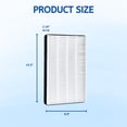 thumbnail image 4 of Filtro purificador de aire de repuesto Nisspira F2 A2 para Filtrete, 4 of 7