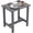 Grey, variant on ZARKEA Outdoor Weather-Resistant and Heavy-Duty HDPE End Table, Black