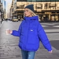 thumbnail image 2 of Chaqueta de algodón con múltiples bolsillos, chaqueta holgada de algodón para mujer, chaqueta de algodón con capucha de estilo corto de invierno, chaqueta de algodón de talla grande, 2 of 6