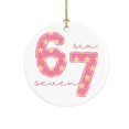 thumbnail image 3 of 1pc 67 Christmas Ornament, Funny 67 Small Acrylic Decorations for Christmas Tree, 67 Ornaments, Christmas Tree Decorations, Unique Christmas Gifts for Kids (F), 3 of 5