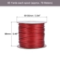thumbnail image 2 of Unique Bargains Beading Thread Bracelet Weave Bead Craft Cord 2.5mm 78M/Roll (85-Yards) Decorative String, Wine Red, 2 of 7