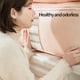 thumbnail image 4 of Bolsa Organizadora para Ropa de Gran Capacidad | Asa Reforzada, Tela Gruesa | Cesto Plegable con Cierre Resistente y Ventana Transparente | Para Edredones, Mantas, Ropa de Cama, Chaquetas | Rosa o, 4 of 7