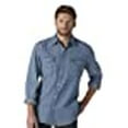 thumbnail image 3 of Wrangler Men's Western Work Shirt Washed Finish, Stonewashed, X-Large, 3 of 4