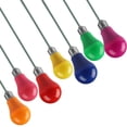 thumbnail image 3 of Lámpara estroboscópica A60, 8 unidades/lote, 7 colores, 8W, CA 100-240V, E27, B22, adecuada para fiesta, KTV, supermercado, 3 of 4