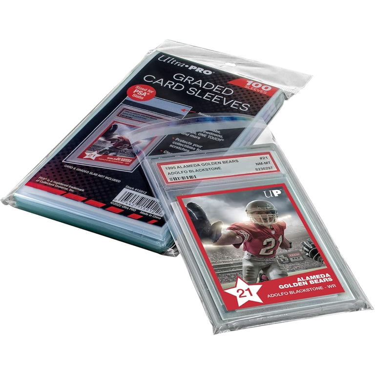 psa card sleeves pokemon Perfect Fits Inner (200-Pack) allowing you to slide your cards in and out with ease PSA Graded Card Sleeves (100ct)