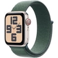thumbnail image 1 of Pre-Owned Apple Watch SE (2nd Gen) [GPS + Cellular] Smartwatch with 44mm Aluminum Case with Lake Green Sport Loop. Fitness & Sleep Tracker, Crash Detection, Heart Rate Monitor - Starlight (Fair), 1 of 3