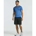 thumbnail image 6 of Real Essentials 5 Pack: Men’s Dry-Fit Moisture Wicking Active Athletic Performance Crew T-Shirt, 6 of 7
