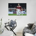 thumbnail image 5 of Zlatan Ibrahimovic Soccer Famous Poster Poster Cool Artworks Painting Wall Art Canvas Prints Hanging Picture Home Decor Posters Gift 16x24inch(40x60cm), 5 of 6