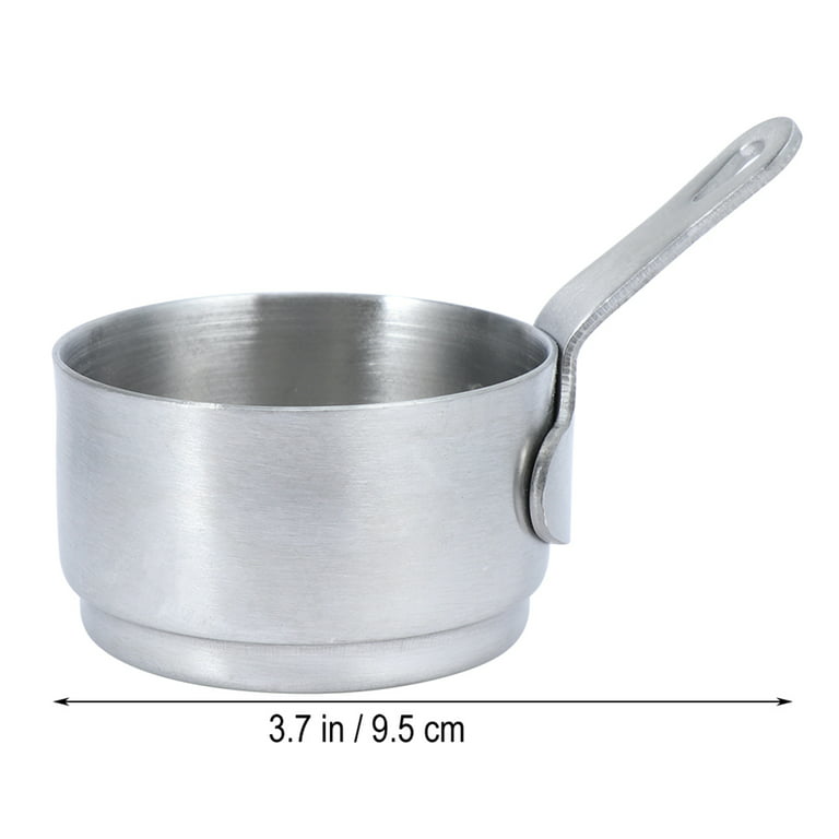 Jual 2pcs Stainless Steel Portable Soup Pot Milk Heating Sauce Pan