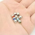 thumbnail image 3 of K-KED 10pcs Multicolor Gem Replacement Balls Horseshoe Barbell Labret Body Piercing-Sapphier-16G 3mm, 3 of 6