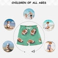 thumbnail image 6 of FORMRS Boys Swim Trunks Quick Dry Mesh Liner Boardshorts Sizes XS-XL, Green American Footballs, 6 of 7