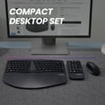 thumbnail image 5 of Perixx PERIDUO-606A, 3-in-1 Wireless Compact Ergonomic Keyboard with Vertical Mouse and Numeric Keypad - Adjustable Palm Rest - Tilt Wheel - Membrane Low Profile Keys - US English Layout, 5 of 8