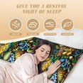 thumbnail image 4 of Body Pillow Cover, Hawaiian Culture Symbols Body Pillow Cases with Zipper Soft Breathable Smooth Skin Friendly Long Pillow Case 20x60 inches, 1Pcs, 4 of 7