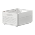 thumbnail image 4 of Organizador de cajones, contenedor de almacenamiento ajustable, divisor, contenedor de almacenamiento expandible para blanco, 4 of 9