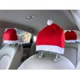 thumbnail image 2 of Sombrero de Navidad de 4 piezas para niños y adultos, cubierta de silla con respaldo de coche, decoración de muñeco de nieve, alce, gorro de Papá Noel, regalos de navidad, 2 of 4