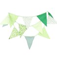 thumbnail image 5 of HEANUJJ Bridal Shower Triangle Fabric Banner, Assorted Colors, Party Decoration, 1 Set, 5 of 8