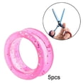 thumbnail image 1 of 5x Tijeras de silicona Perfecl Anillos protectores Rosado, 1 of 7