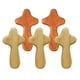 thumbnail image 4 of 5 piezas de cruz de madera para centros de mesa con palma, decorativas cruces de bolsillo cristianas para oración, para fiestas, escritorios y Navidad, 4 of 9