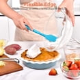 thumbnail image 4 of Silicone Spatulas, Rubber Spoon Spatula Heat Resistant Seamless One Piece Design Non - Stick Spoonula Flexible Scrapers Baking Mixing Tool (4 Pcs), 4 of 7