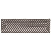 Colonial Mills Set of 13 Solid Gray Handmade Braided Stair Tread Rug 28"