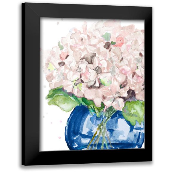 Pinto, Patricia 12x14 Black Modern Framed Museum Art Print Titled - Fresh Hydrangeas