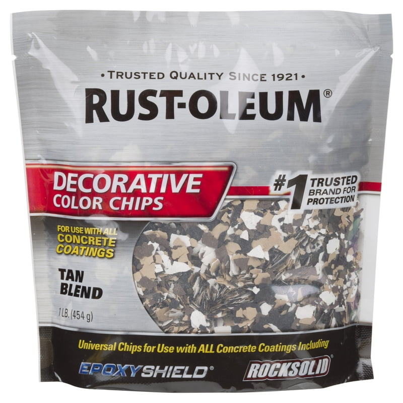 RustOleum Color Chip Concrete Coating, 1 Lb