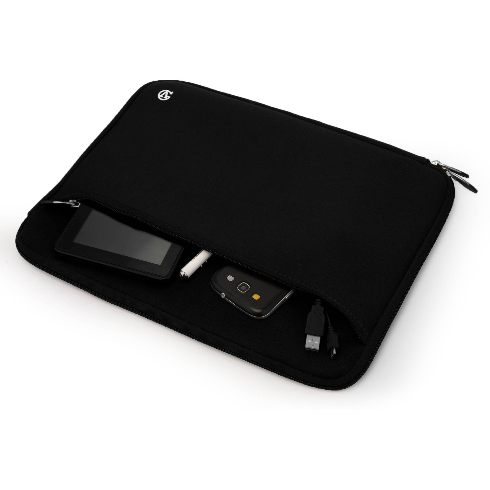 VANGODDY Neoprene Laptop / Notebook / Ultrabook Slim Compact Carrying Sleeve fits up to 12.9, 13, 13.3 inch Devices [Assorted Colors]
