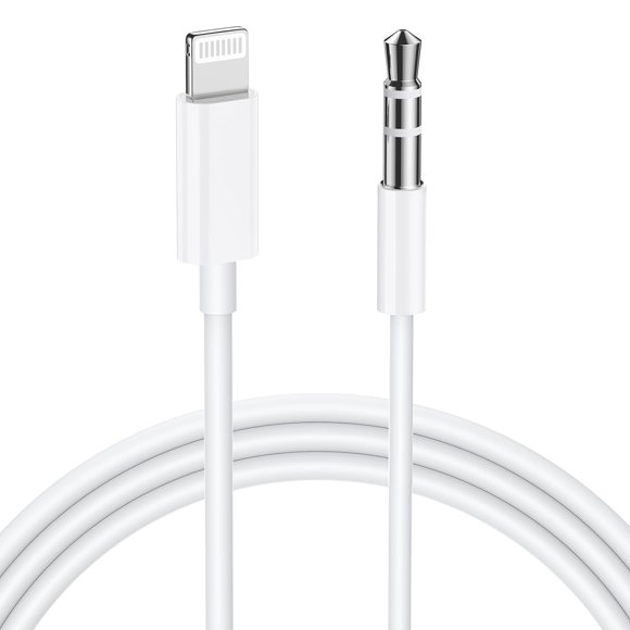 iSkey [Apple MFi Certified] Aux Cord for iPhone, 3.5mm Aux Cable for Car Compatible with iPhone 14 13 12 11 XS XR X 8 7 6 iPad iPod for Car Home Stereo, Speaker, Headphone, Support All iOS Version