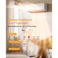 thumbnail image 4 of 12000BTU Mini Split Air Conditioner, 230V Wall-Mounted AC/Heating System Cools Rooms up to 750 Sq.Ft, Energy Efficient Inverter AC with Pre-Charged Condenser, Heat Pump & Installation Kits, 4 of 6