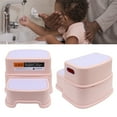thumbnail image 3 of 3 Pcs Toddler Step Stool, Anti Slip Bottom Plastic Children's Footstool Two Step Stool For Bathrooms Toilets, 3 of 8