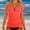 Orange, variant on Women's Swimwear Tankini Set Bikini Top With Swim Shorts Beach Pool Outfit Swim Suit with Shorts Bathing Suites Womens Extra Large Girls Board Shorts Size 16 Swimwear Shorts for Women 3 Piece