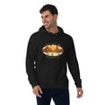 thumbnail image 2 of Adventure Awaits Unisex eco raglan hoodie (Black, XS), 2 of 3