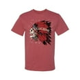 thumbnail image 2 of Wild Bobby, Vintage Distressed Legends Skull Pop Culture Men's Graphic T-Shirt, Vintage Heather Red, X-Large, 2 of 3