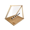 thumbnail image 4 of Luzkey 's Cradle Pendulum Balls Physics Learning Tool Funny with Base Single Pendulum Wave Device for Room Decor Home Ornament A, 4 of 8
