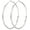 Silver-40MM, variant on Silver Plating Hoop Earrings Large Silver Hoop Earrings for Women Lightweight Big Hoops Earring Hypoallergenic Thin Hoops Earring for Women 30/40/50/60/65/70MM